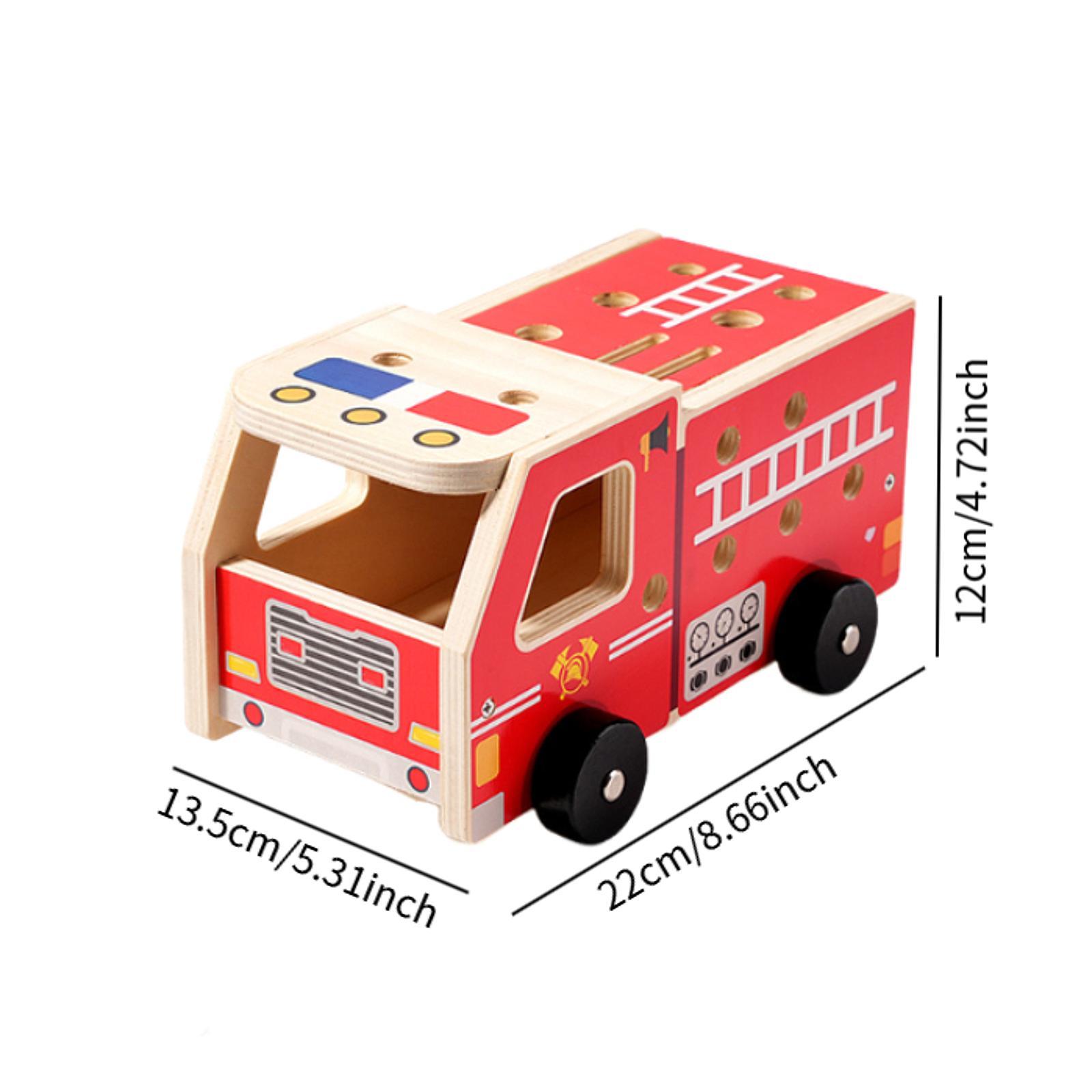 Workshop Tools Toy - Set Peralatan Kayu untuk Anak-anak, Paket