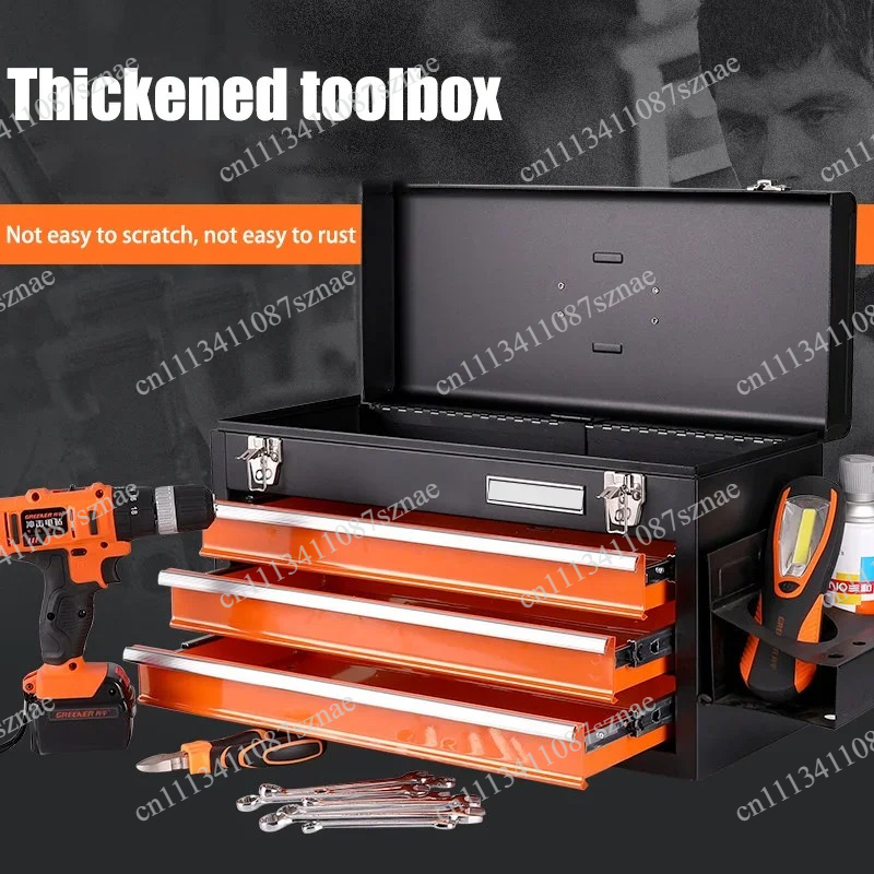 Workshop Tools Box - Kotak Penyimpanan Alat Portabel 4 Laci