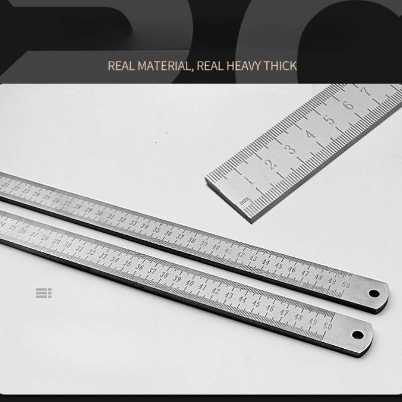 Penggaris Baja Tahan Karat Teb - Workshop Tools Safety ulasan dan harga