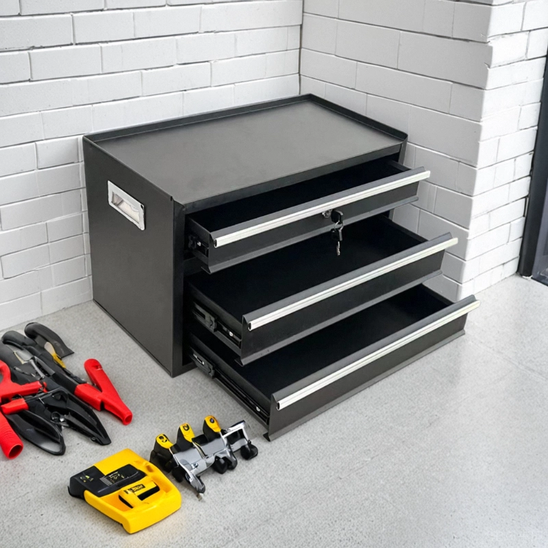 Kabinet Alat Meja Besi Serbagu - Workshop Tools Box ulasan dan harga