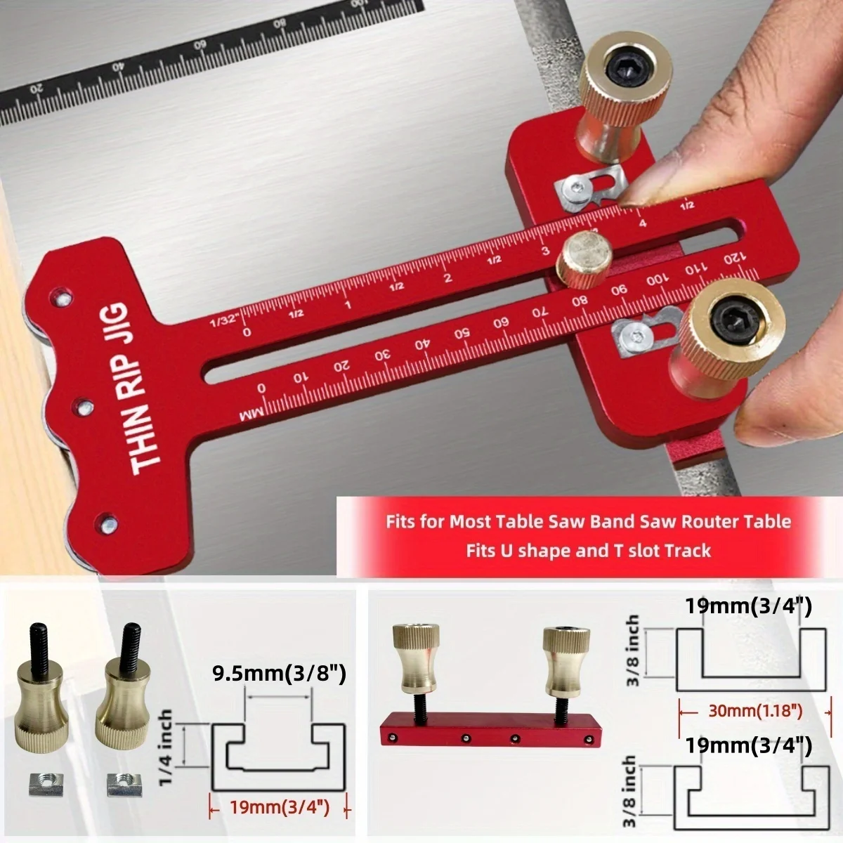Jig Gergaji Meja Rip Tipis, Ji - Dowel Jig Kit ulasan dan harga