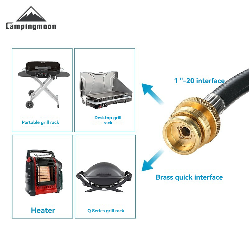 CAMPINGMOON PZ-106 Selang Ekst - Tools Qcc ulasan dan harga