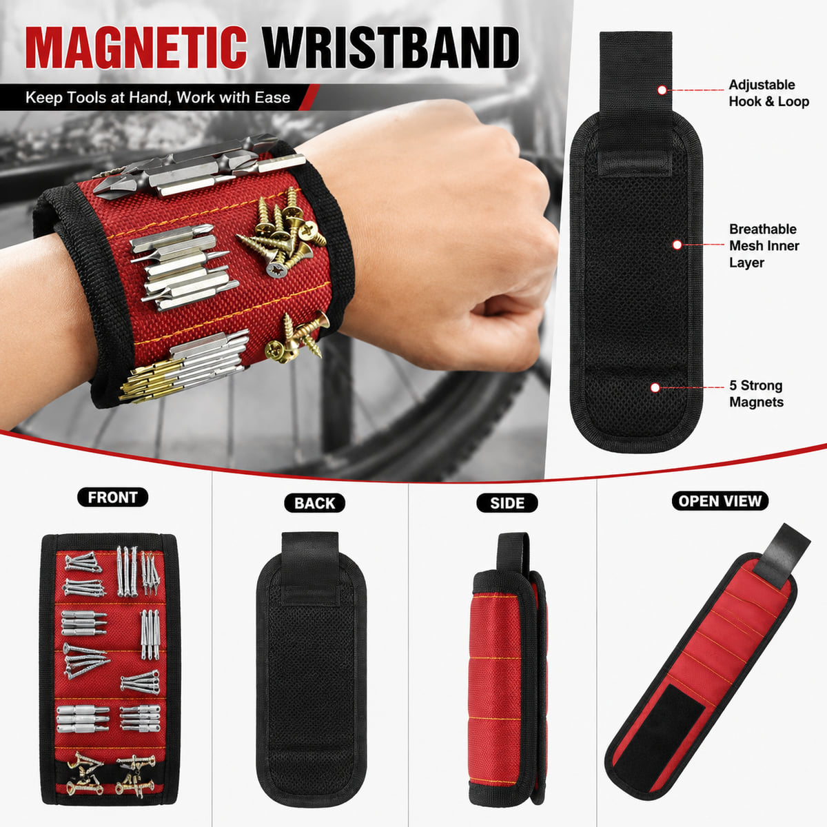 PINMOAP, Gelang Tangan Magneti - Workshop Electric Tools ulasan dan harga