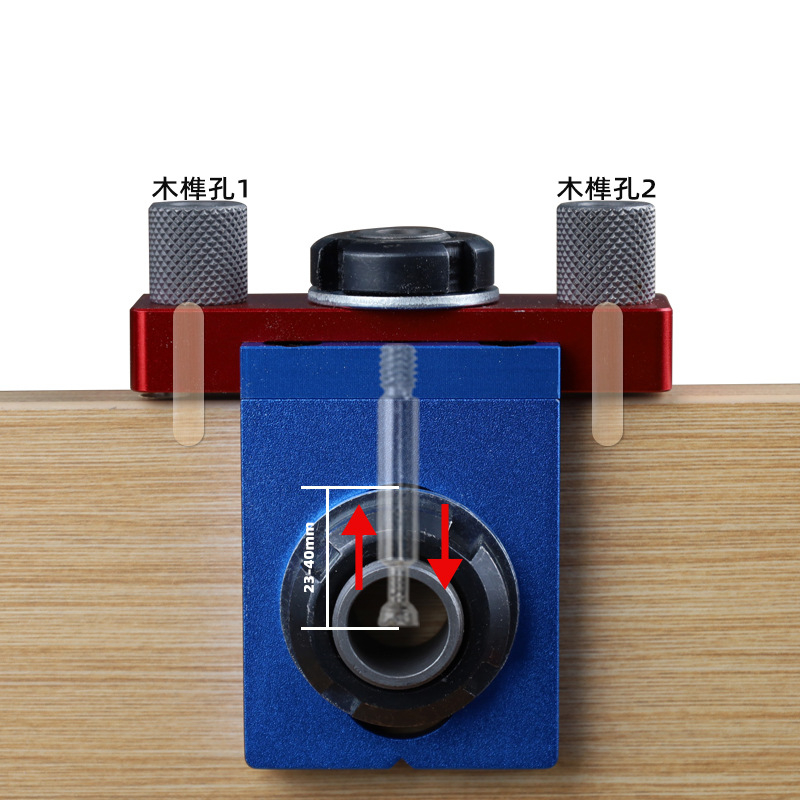 Kit Jig Lubang Saku TEBAK W-13 - Dowel Jig Kit ulasan dan harga