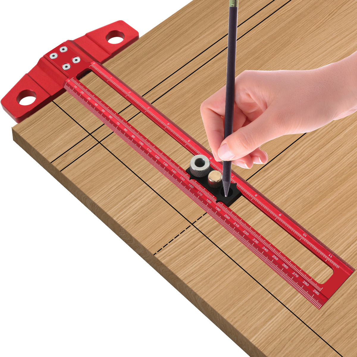 Pekerjaan kayu 2 dalam 1 pemos - Dowel Jig Kit ulasan dan harga